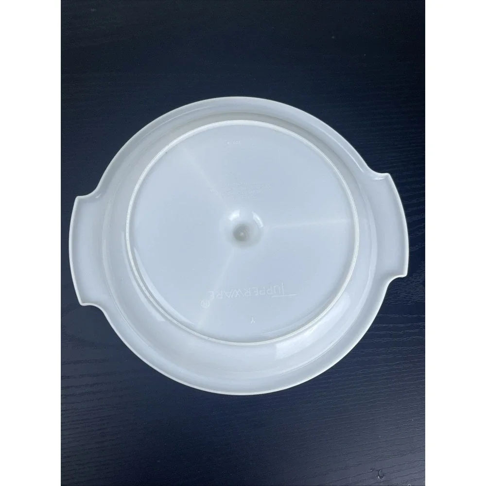 Vintage Tupperware 608-18 White Storage Container Kitchen‎ Plastic